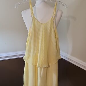 Gianni Bini Yellow Striped Dress